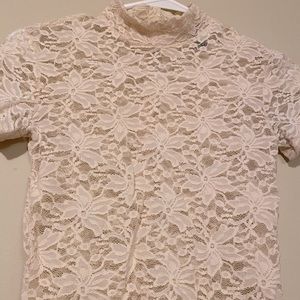 Forever 21 Sheer Crop Top